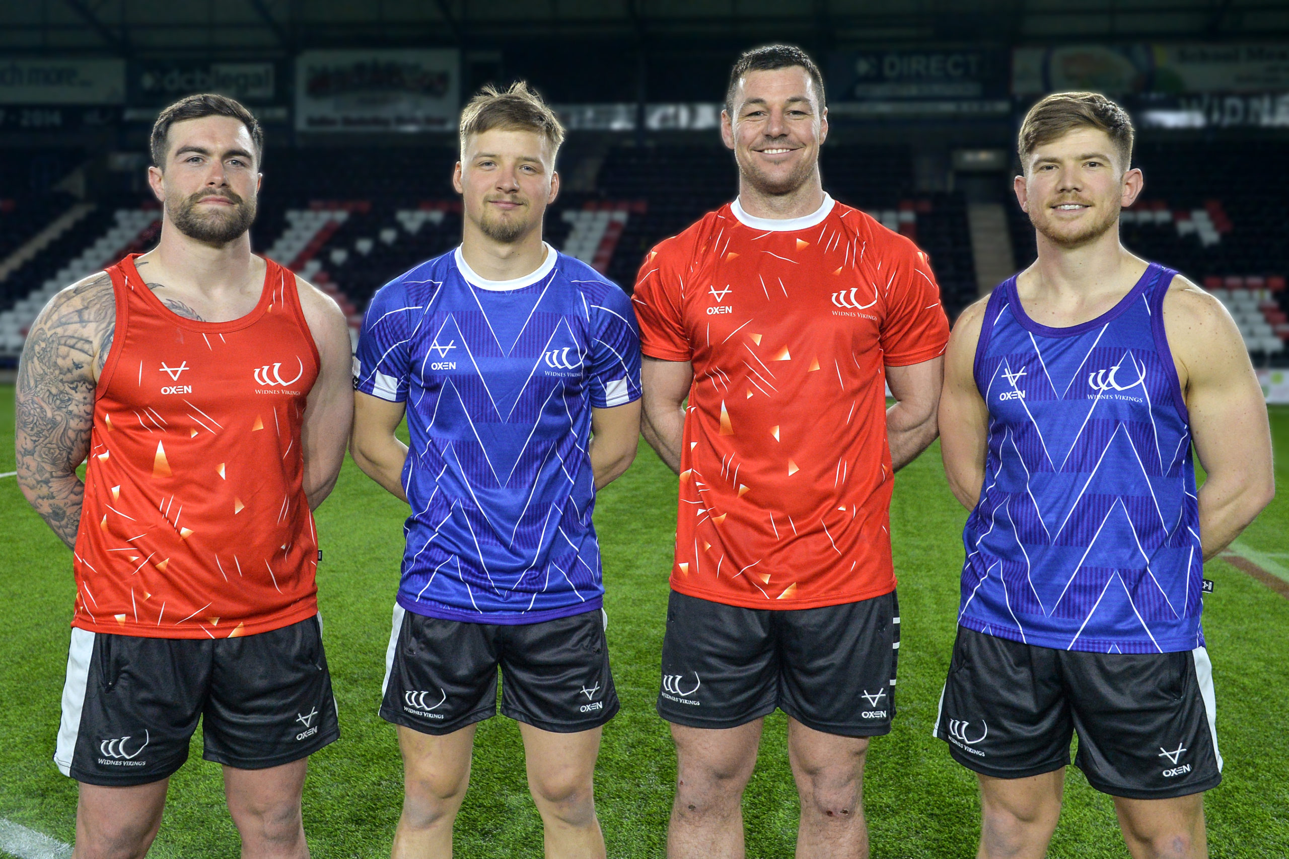 Widnes Vikings launch special edition red and blue shirts ahead of Merseyside derby